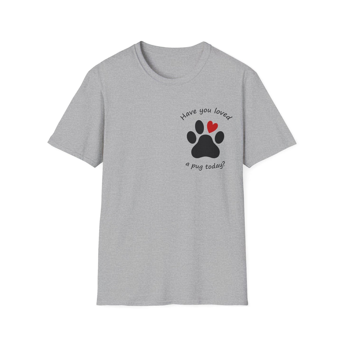 Pug Lover Charity Tee, Pug Rescue Donation Shirt, Cute Pug Graphic Top, Pug Owner Gift, Animal Lover Tee, Happy Pug Designs Shirt, Unisex