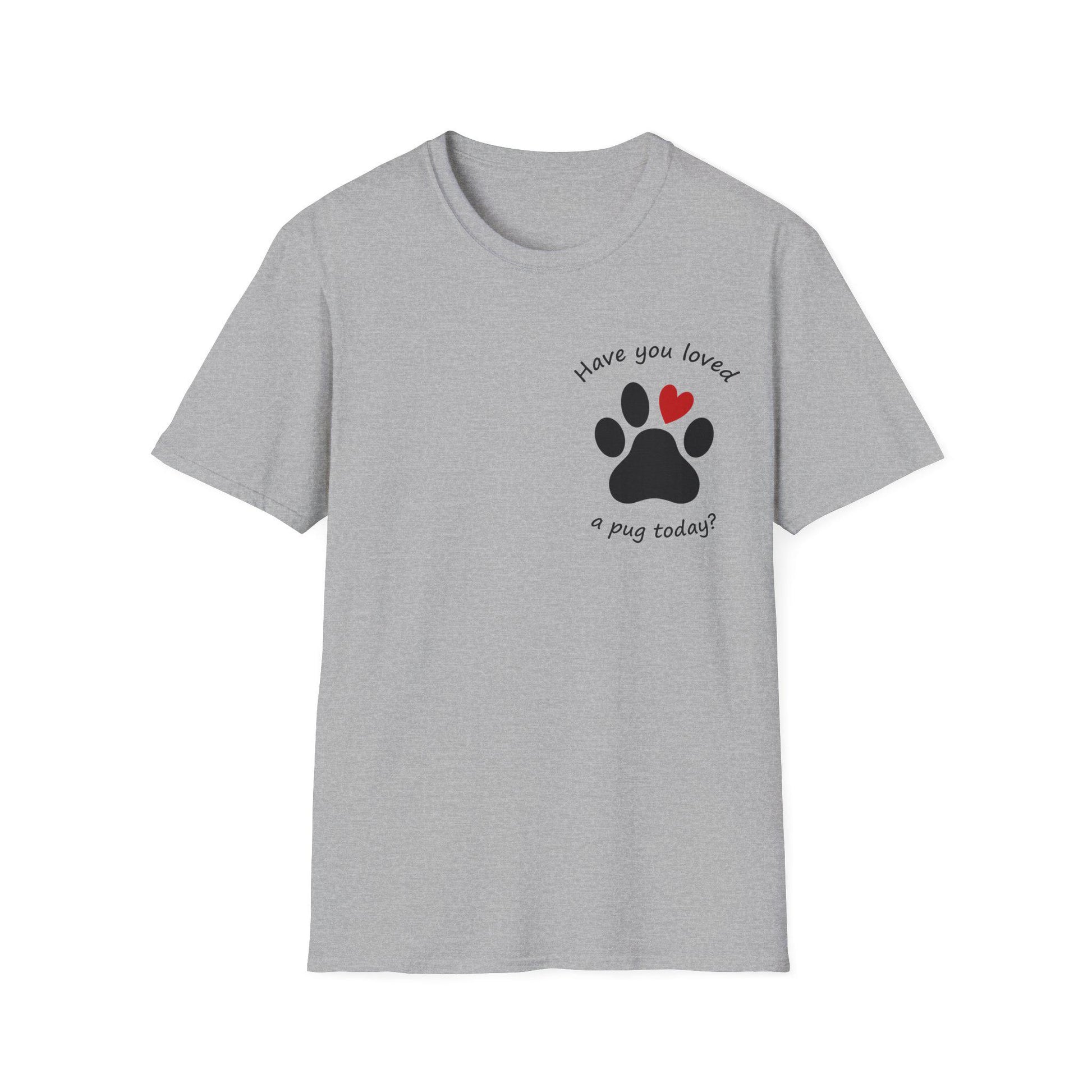 Pug Lover Charity Tee, Pug Rescue Donation Shirt, Cute Pug Graphic Top, Pug Owner Gift, Animal Lover Tee, Happy Pug Designs Shirt, Unisex
