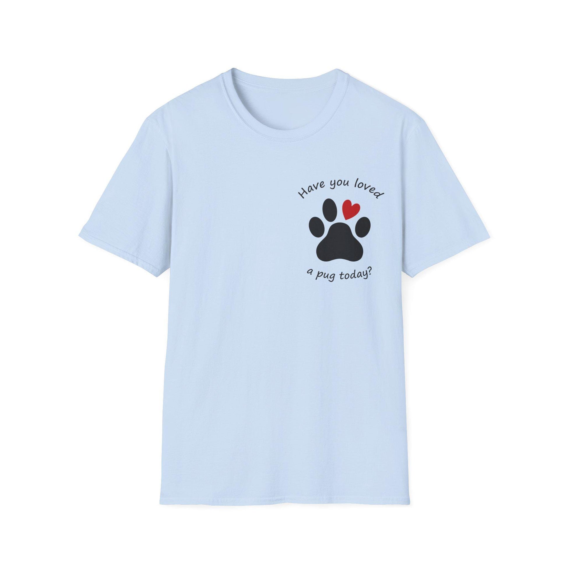 Pug Lover Charity Tee, Pug Rescue Donation Shirt, Cute Pug Graphic Top, Pug Owner Gift, Animal Lover Tee, Happy Pug Designs Shirt, Unisex