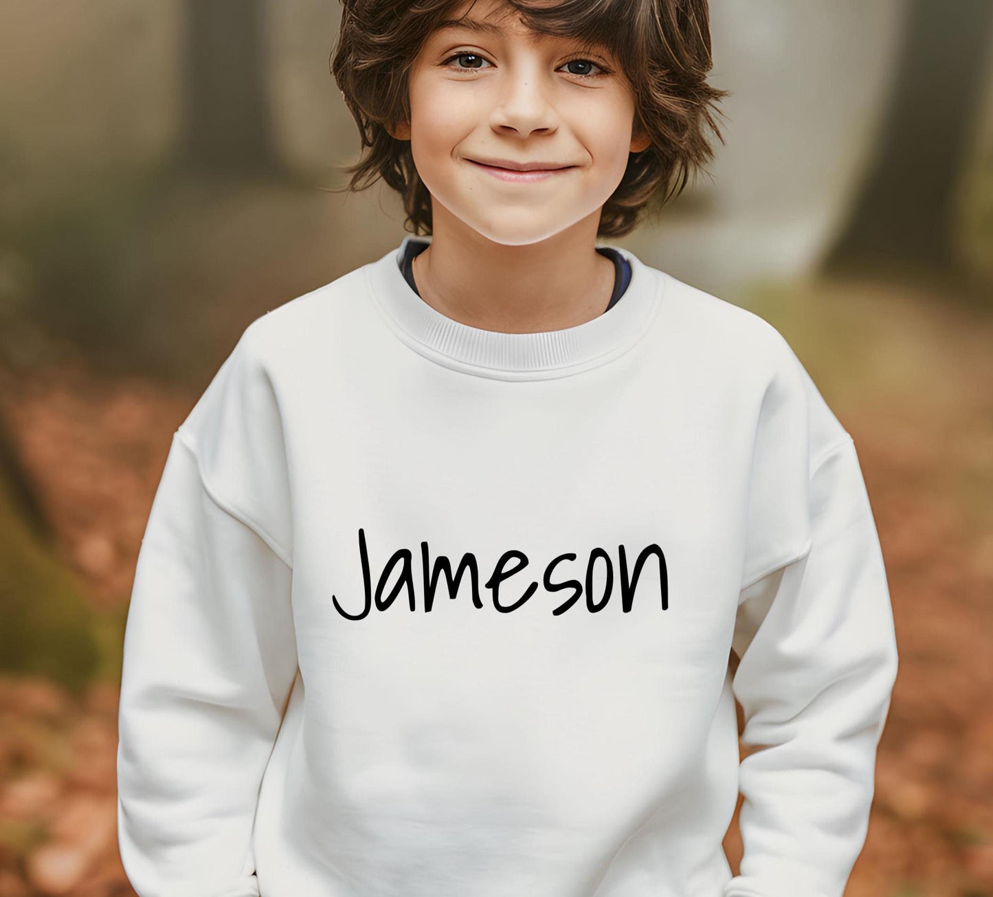 Personalized Kids Crewneck Sweatshirt, Kids' Custom Sweatshirt