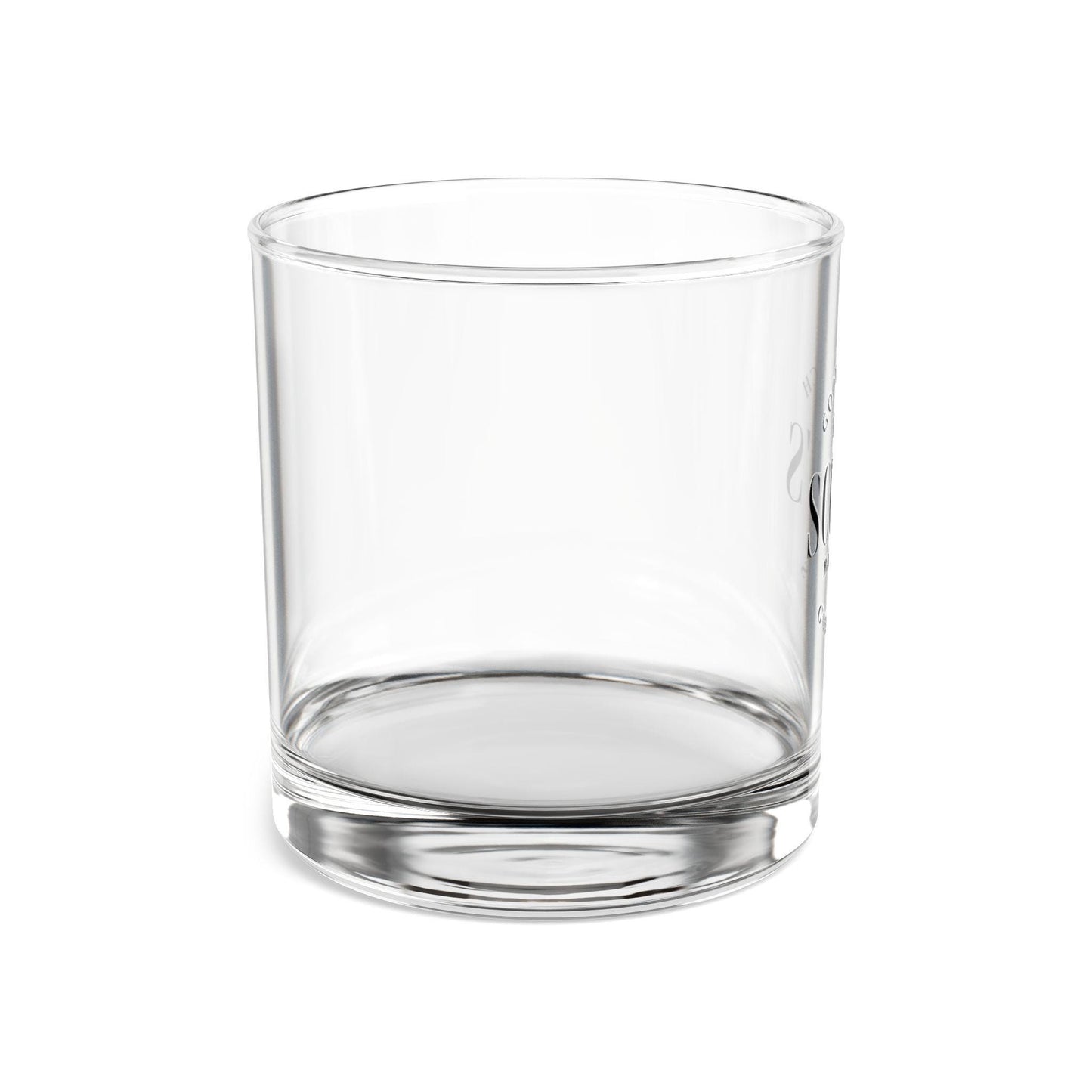 Personalized Rocks Glass, 10oz - Custom Engraved Whiskey Glass for Man Cave - Great Gift for Him, Father's Day, Birthday, Christmas, Wedding
