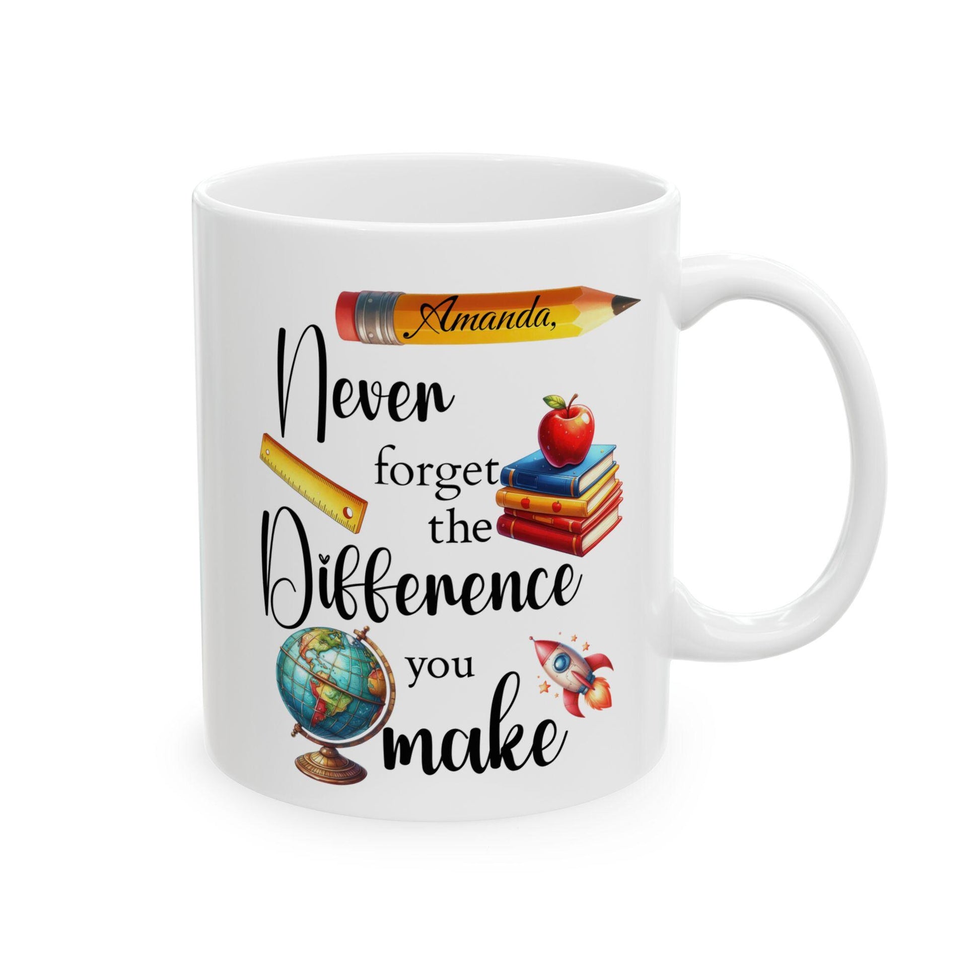 Personalized Teacher Gift - Ceramic Mug for Teachers