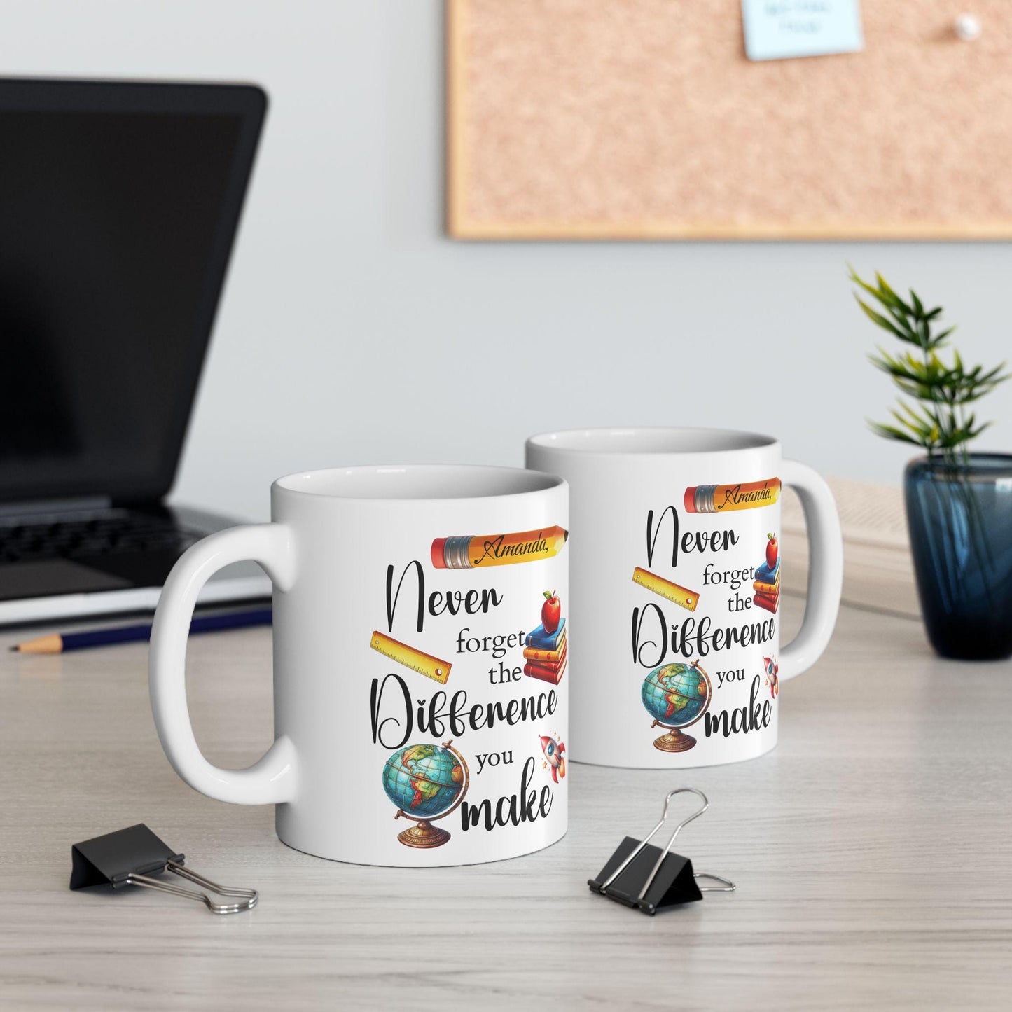 Personalized Teacher Gift - Ceramic Mug for Teachers