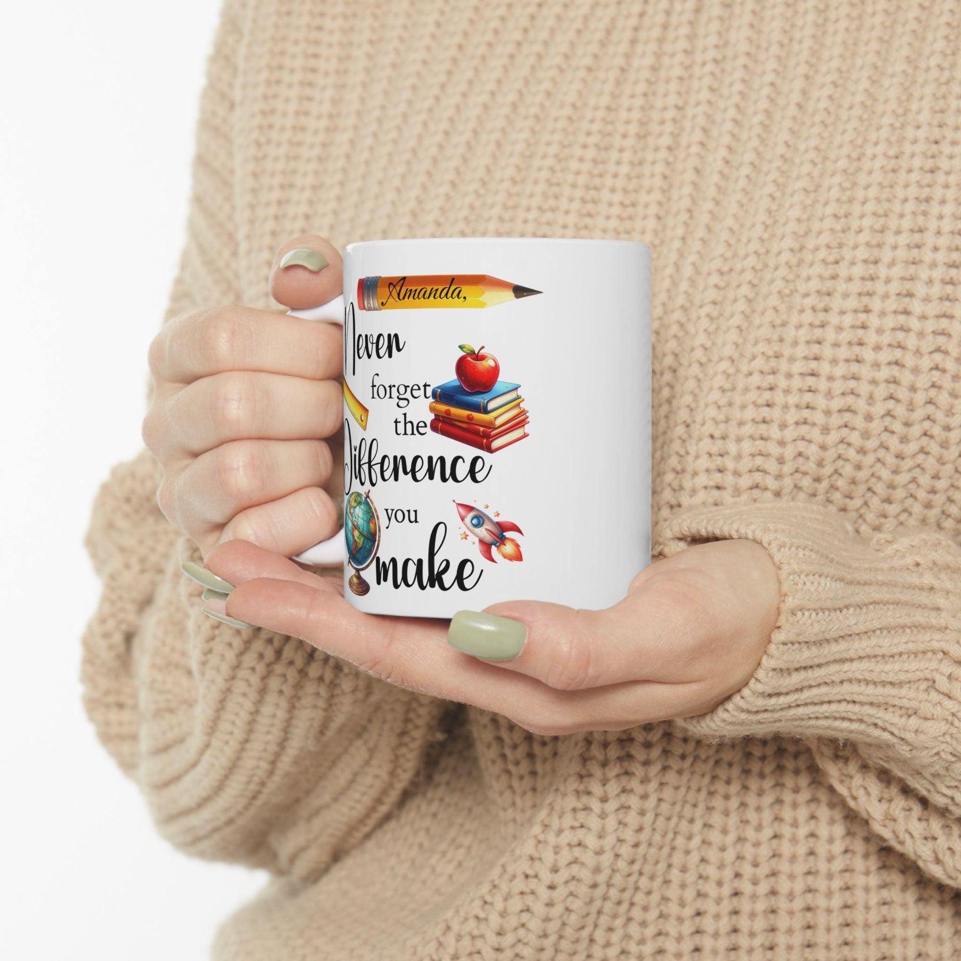 Personalized Teacher Gift - Ceramic Mug for Teachers