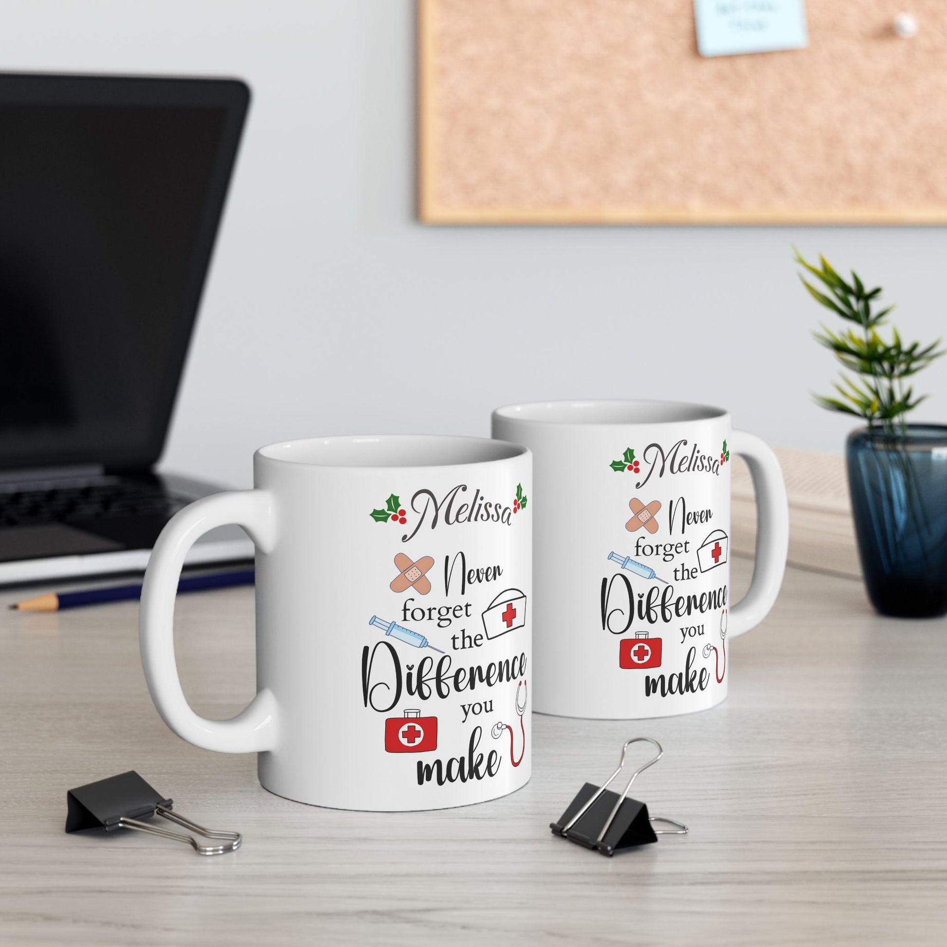 Personalized Gift - Ceramic Mug for Nurses