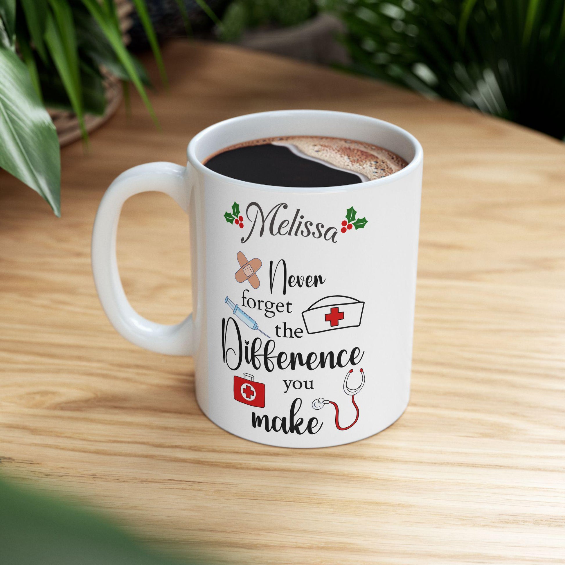 Personalized Gift - Ceramic Mug for Nurses