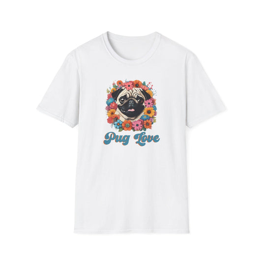 Pug Love Retro Tee