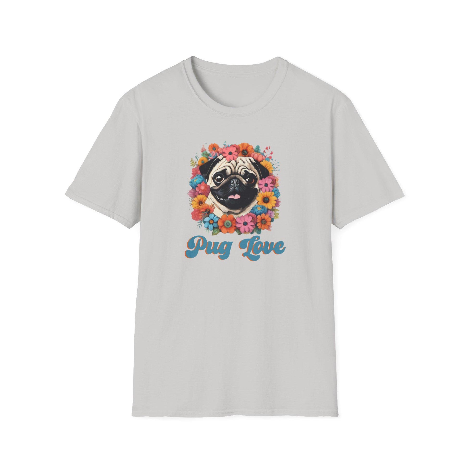 Pug Love Retro Tee