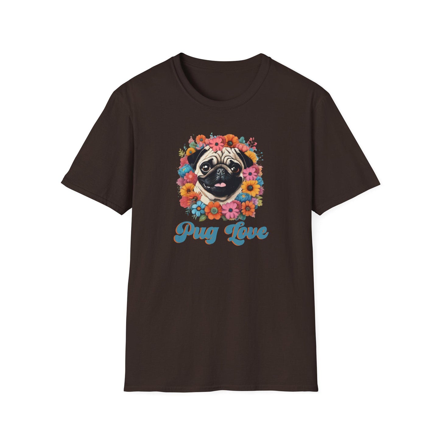 Pug Love Retro Tee