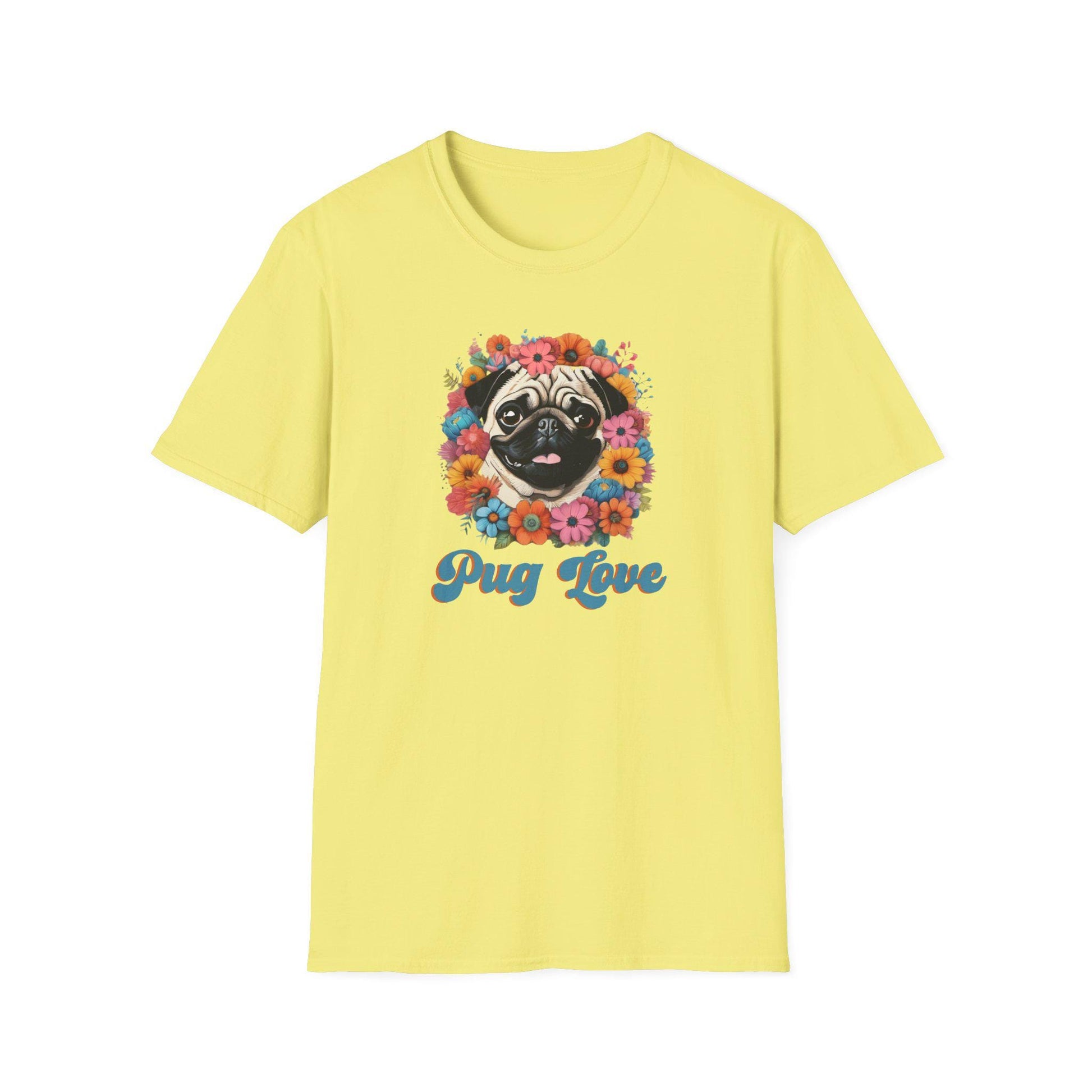 Pug Love Retro Tee