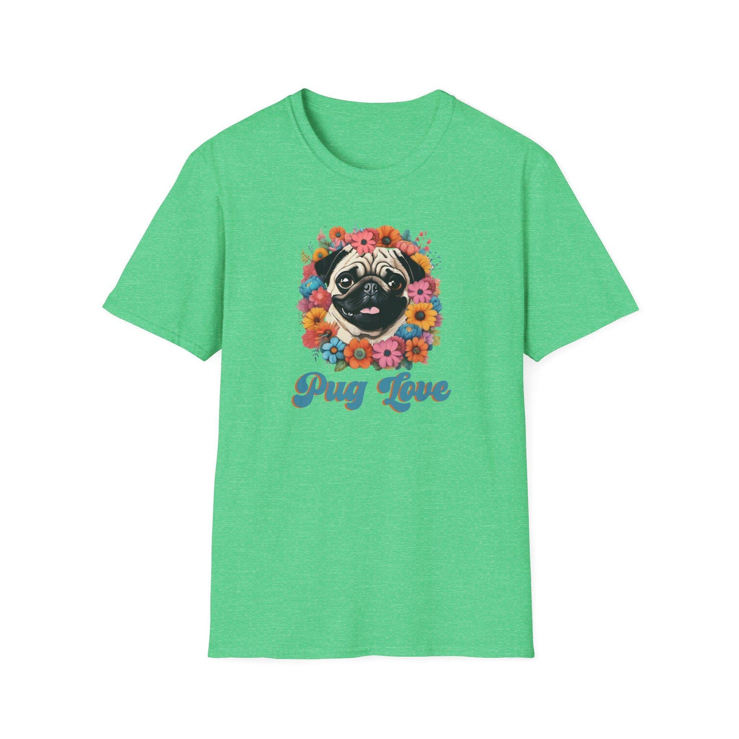 Pug Love Retro Tee