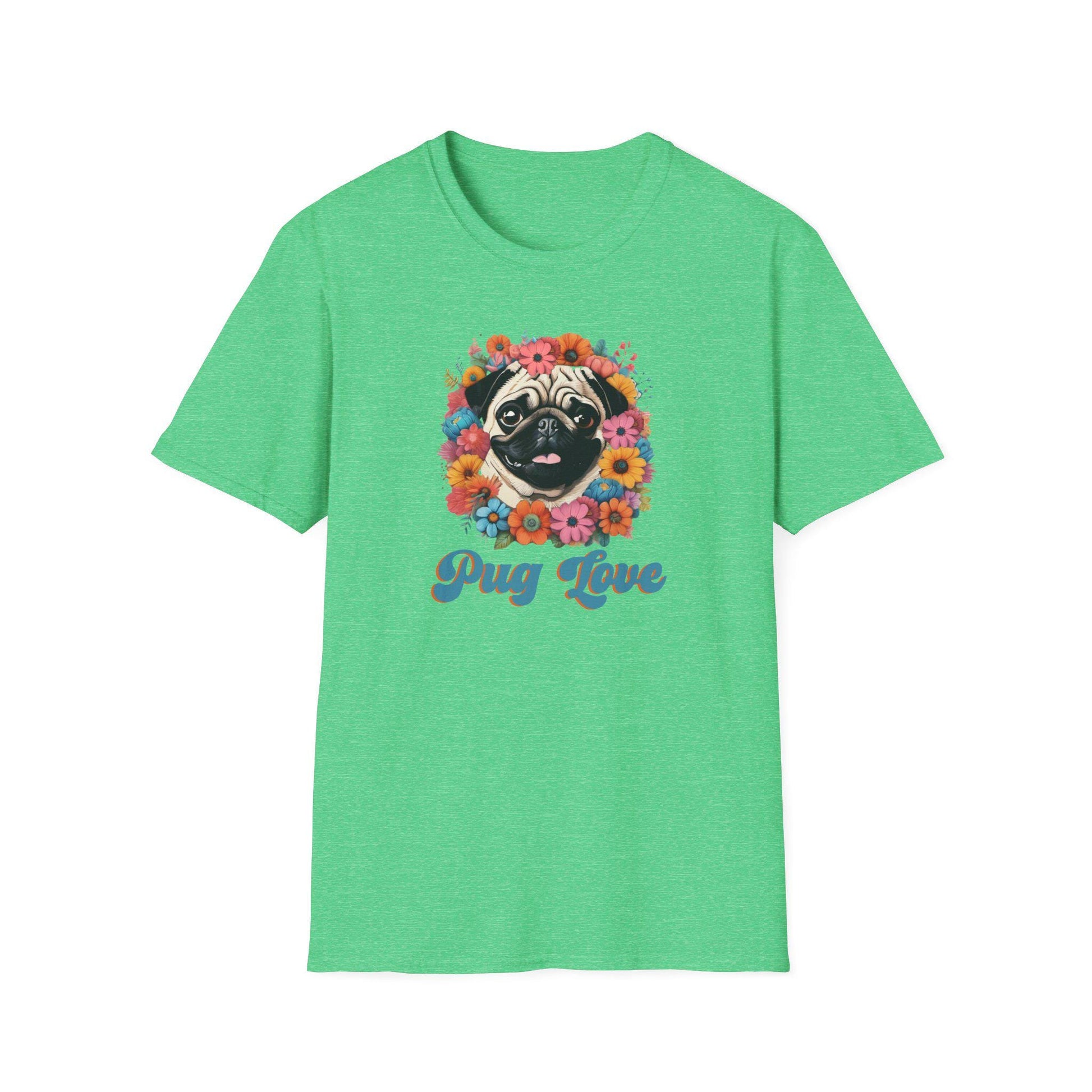 Pug Love Retro Tee