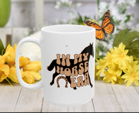 In My Horse Era mug for horse lovers