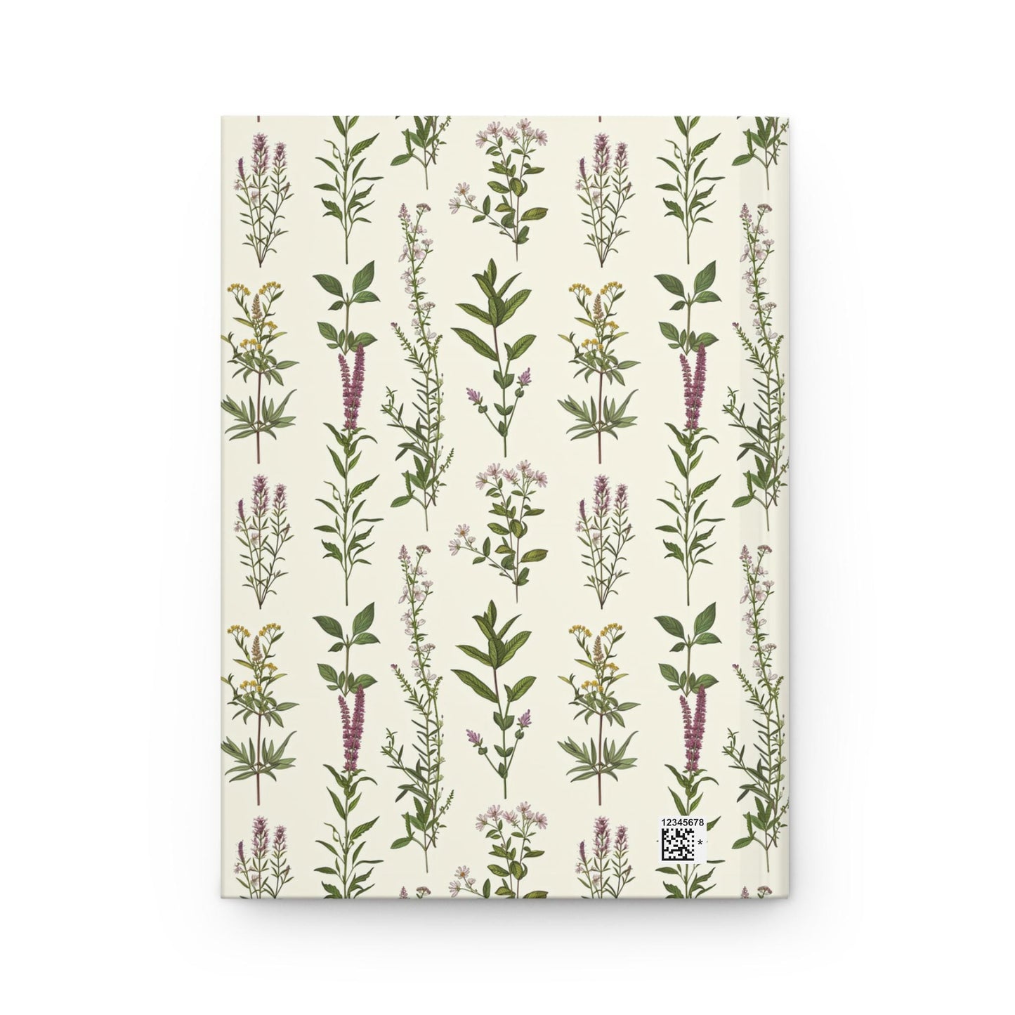 Vintage Herbal Botanical Hardcover Journal, Matte Finish Notebook, Botanical Diary, Rustic Journal, Gift for Nature Lover, Floral Planner