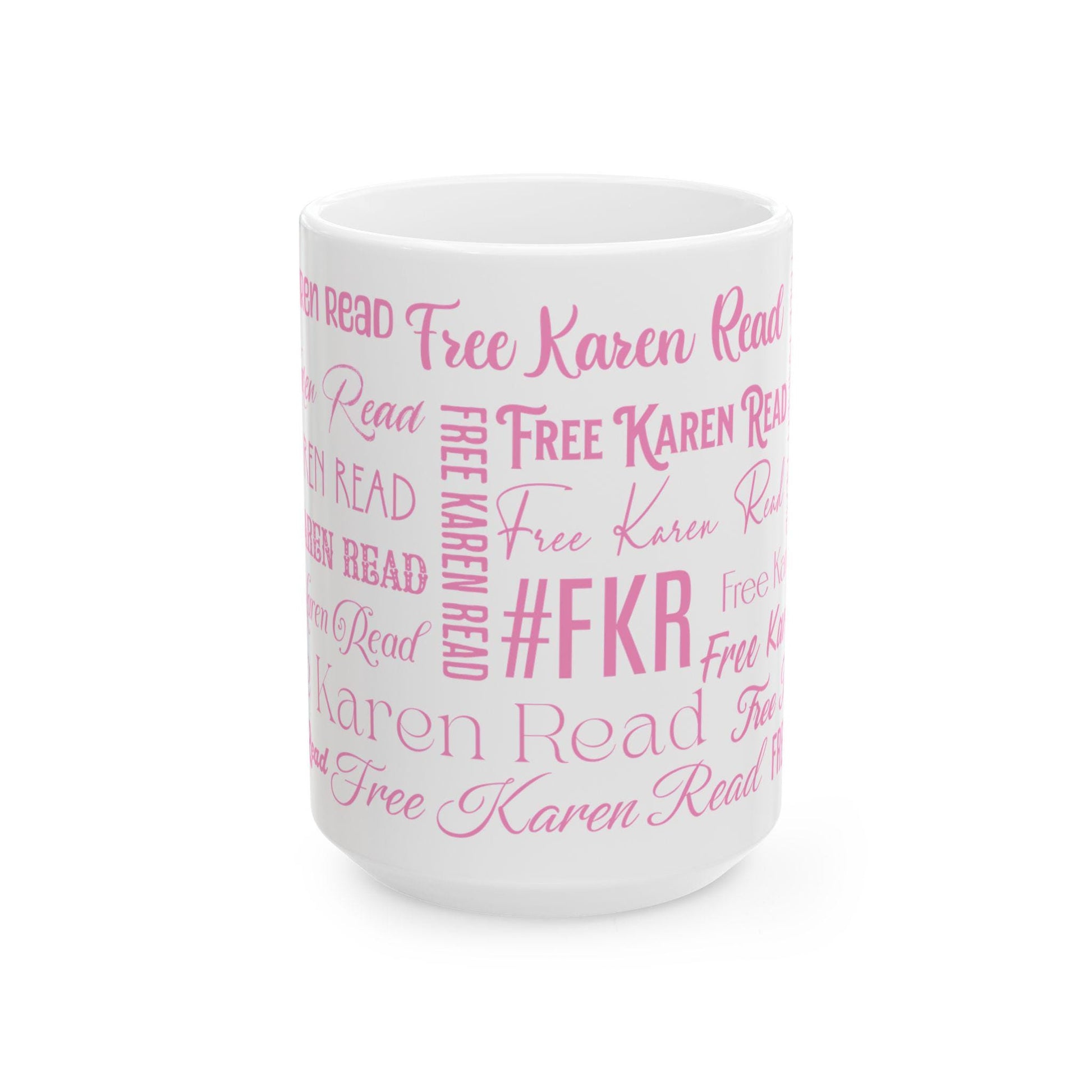Support Free Karen Read Ceramic Mug - Justice for John O'Keefe, Falsely Accused, Movement Supporters, 11oz 15oz Coffee Cup, Activist Gift