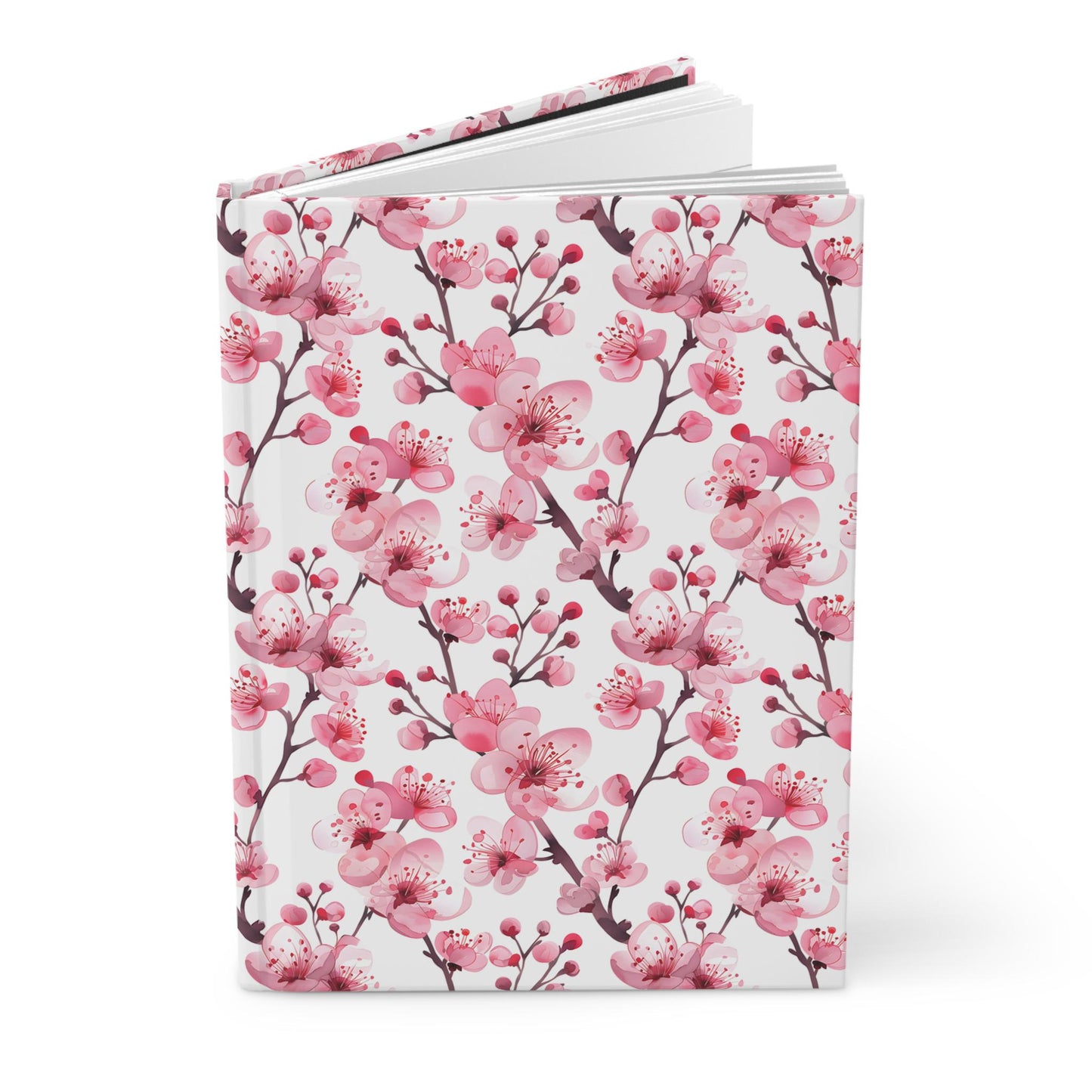 Cherry Blossoms Journal, Matte Hardcover Notebook, Floral Bullet Journal, Zen Stationery Gift, Botanical Writing Journal, Nature Lover Diary