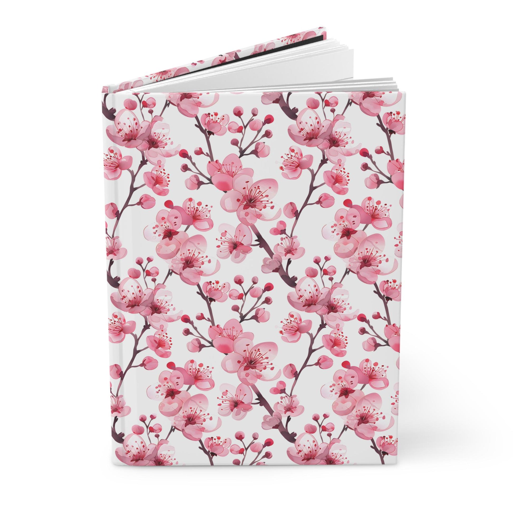 Cherry Blossoms Journal, Matte Hardcover Notebook, Floral Bullet Journal, Zen Stationery Gift, Botanical Writing Journal, Nature Lover Diary