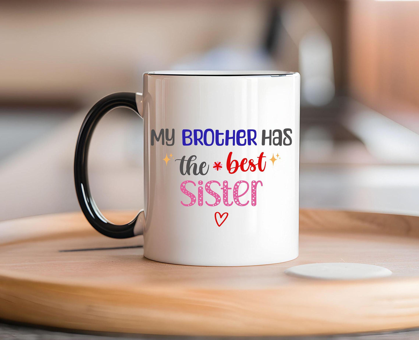 Brother Gift Mug, Accent Coffee Mug, Funny Gift for Brother, Best Brother Quote, Cute Tea Cup, Gift for Brother, Brother Mug, 11oz, 15oz