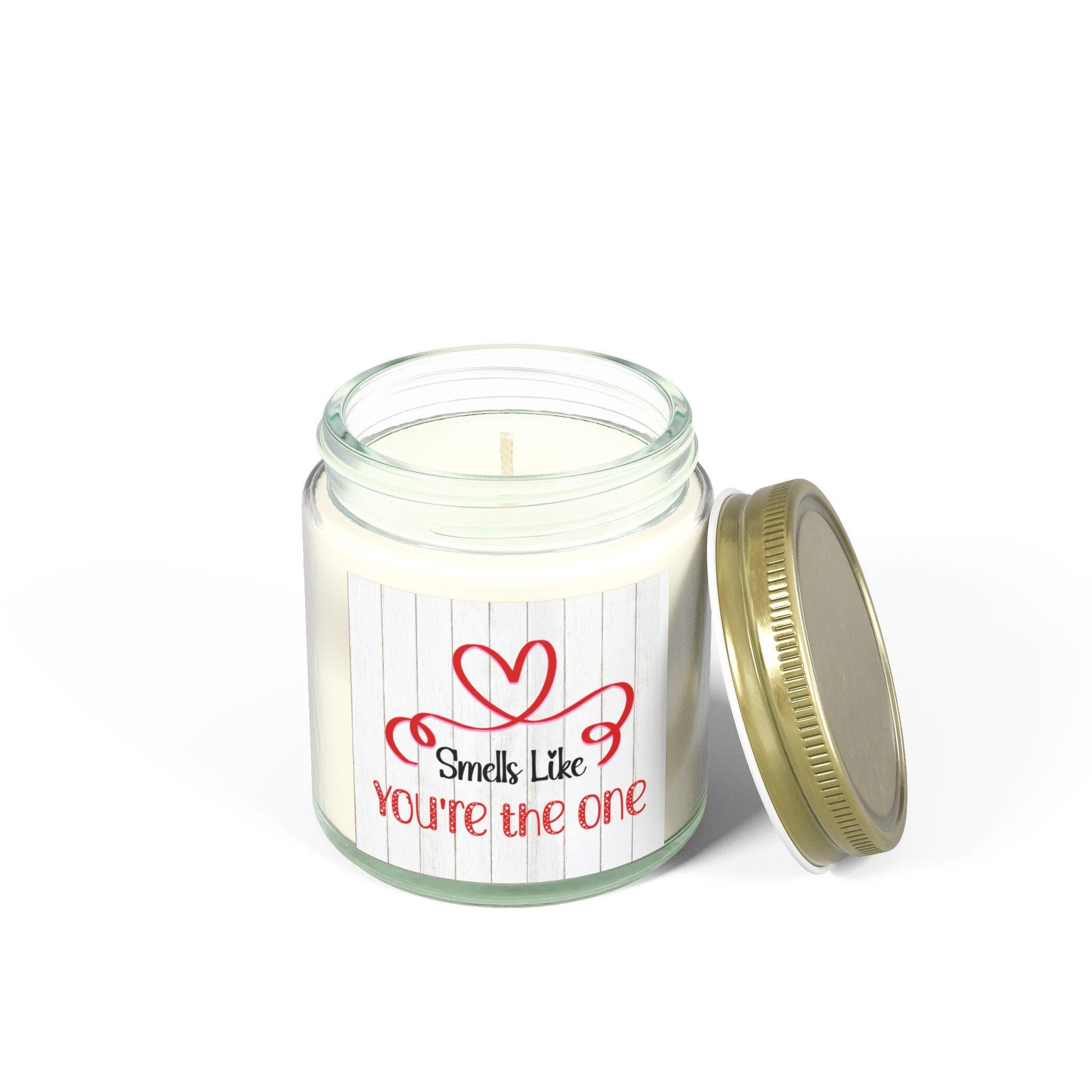 Scented Candles, Romantic Jar Candle Gift, Valentine's Day Candle, Anniversary Gift, Coconut Apricot Wax Candle, Home Fragrance