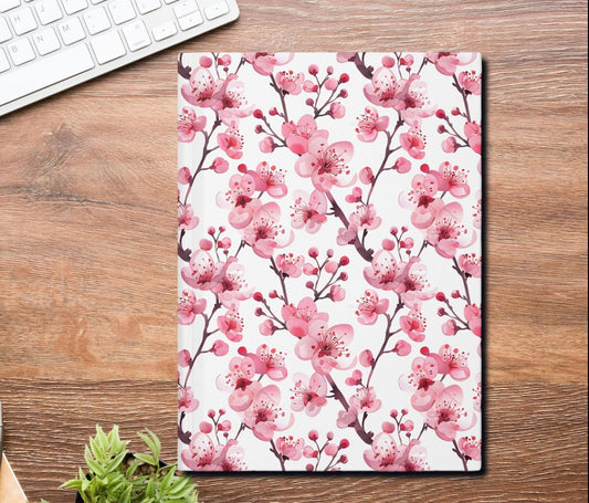 Cherry Blossoms Journal, Matte Hardcover Notebook, Floral Bullet Journal, Zen Stationery Gift, Botanical Writing Journal, Nature Lover Diary