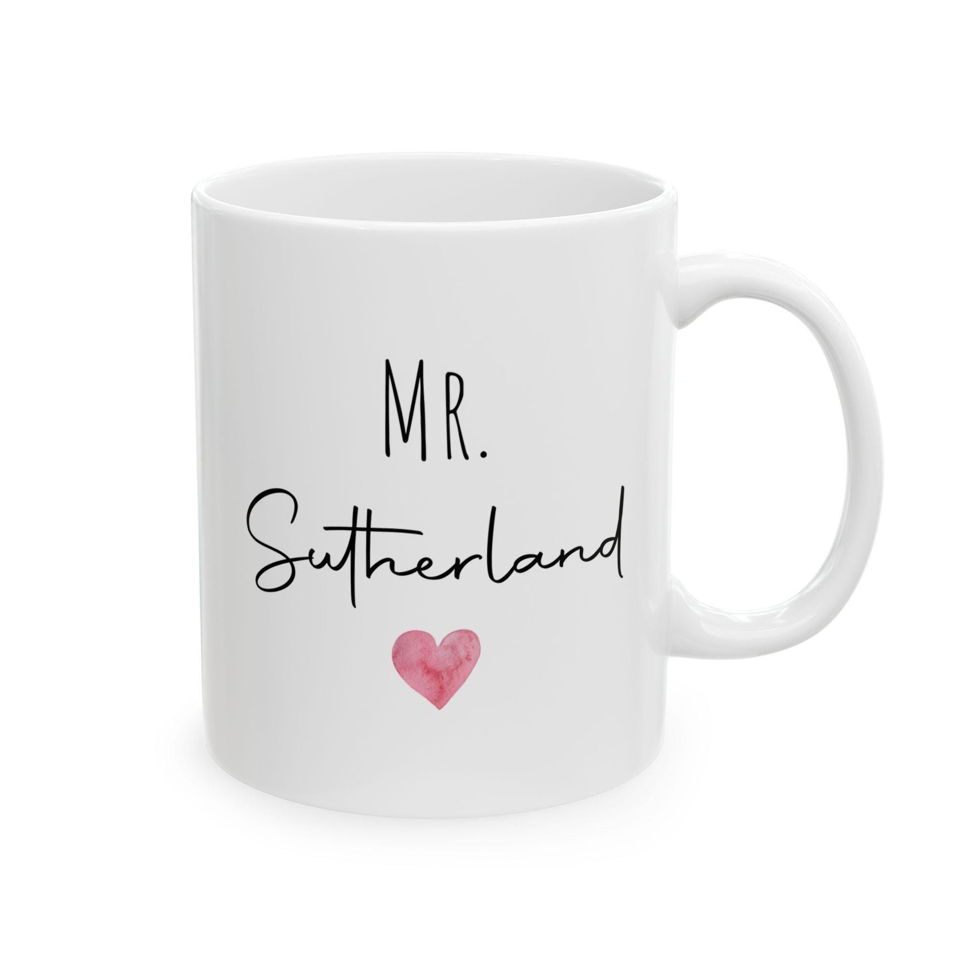 Couple's Mug Set, Mr and Mrs Mugs, Valentine's Day Gift, Wedding Gift, Anniversary Gift, Couple Gift