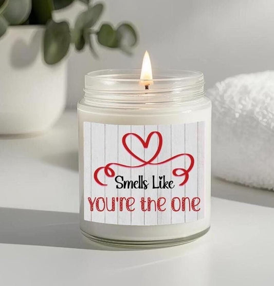 Scented Candles, Romantic Jar Candle Gift, Valentine's Day Candle, Anniversary Gift, Coconut Apricot Wax Candle, Home Fragrance