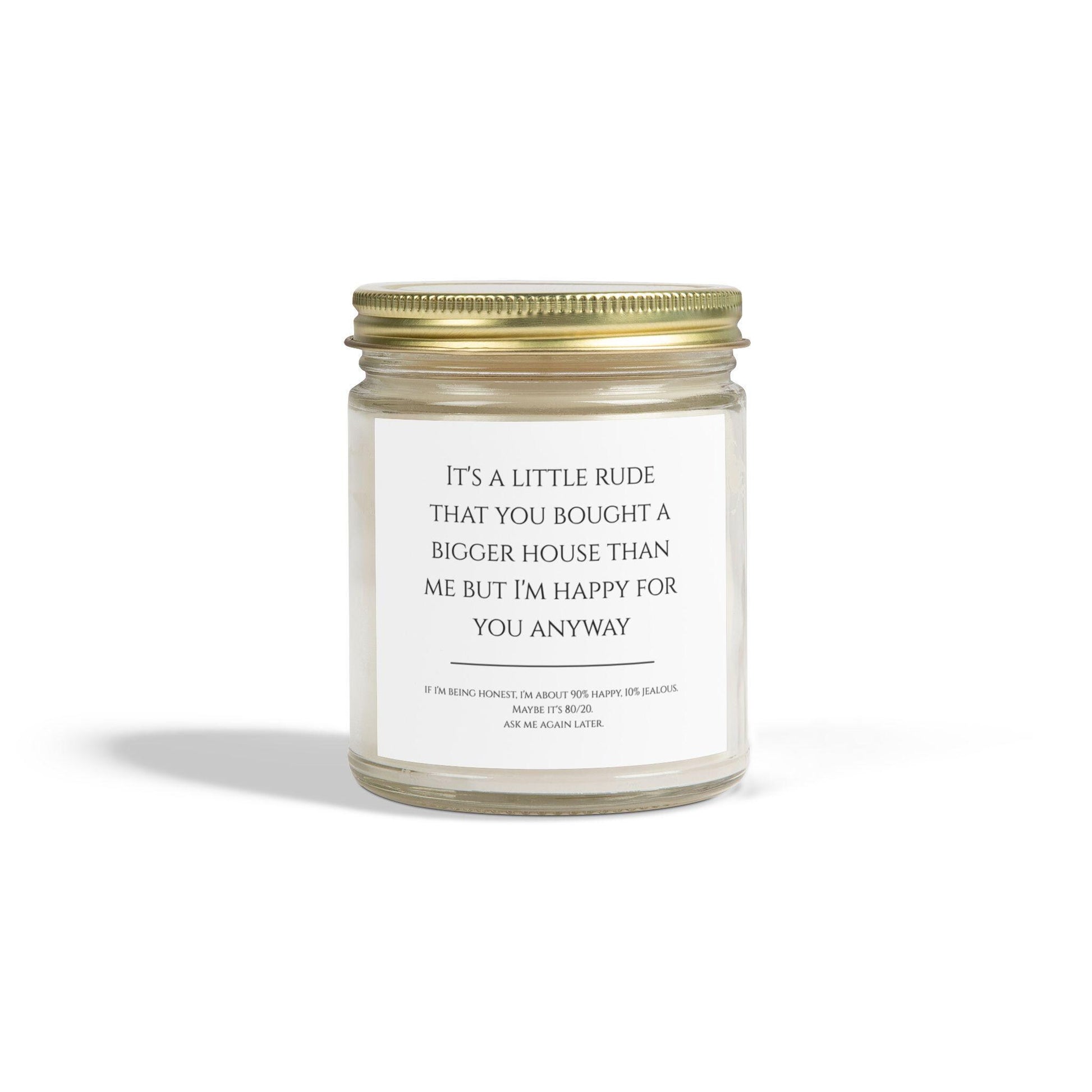 Housewarming Gift Candle, Coconut Apricot Scented Candles, Funny Housewarming Gift