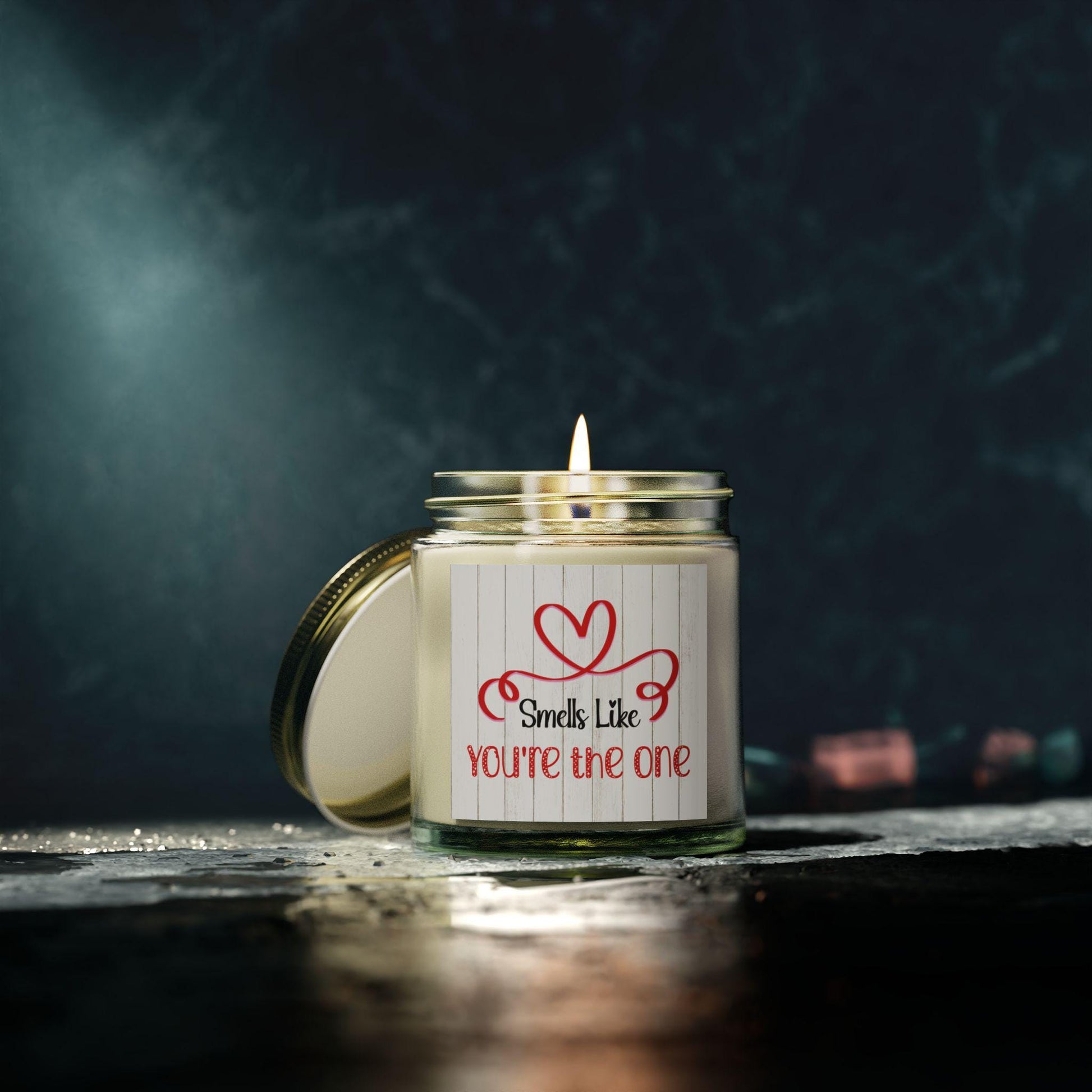 Scented Candles, Romantic Jar Candle Gift, Valentine's Day Candle, Anniversary Gift, Coconut Apricot Wax Candle, Home Fragrance