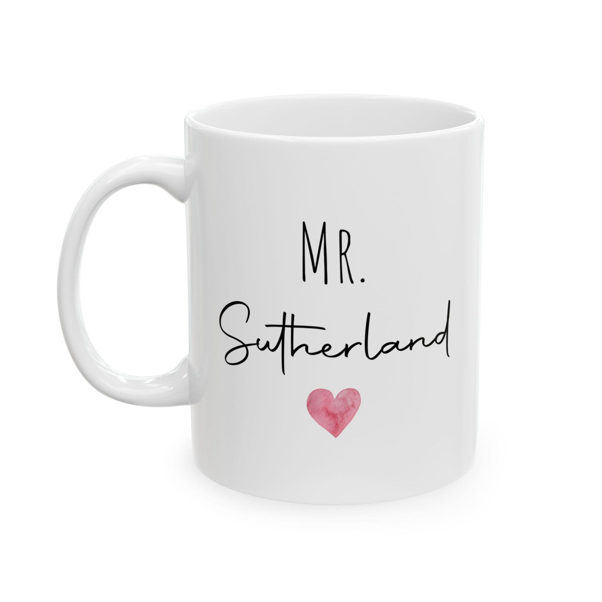 Couple's Mug Set, Mr and Mrs Mugs, Valentine's Day Gift, Wedding Gift, Anniversary Gift, Couple Gift