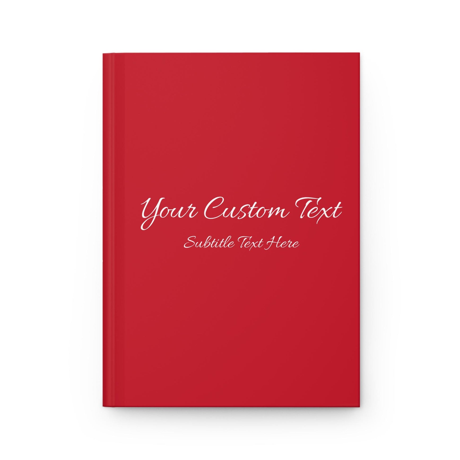 Personalized Hardcover Notebook, Custom Name Journal, Personalized Stationery, Unique Gift, Custom Spine Text, Personalized Journal