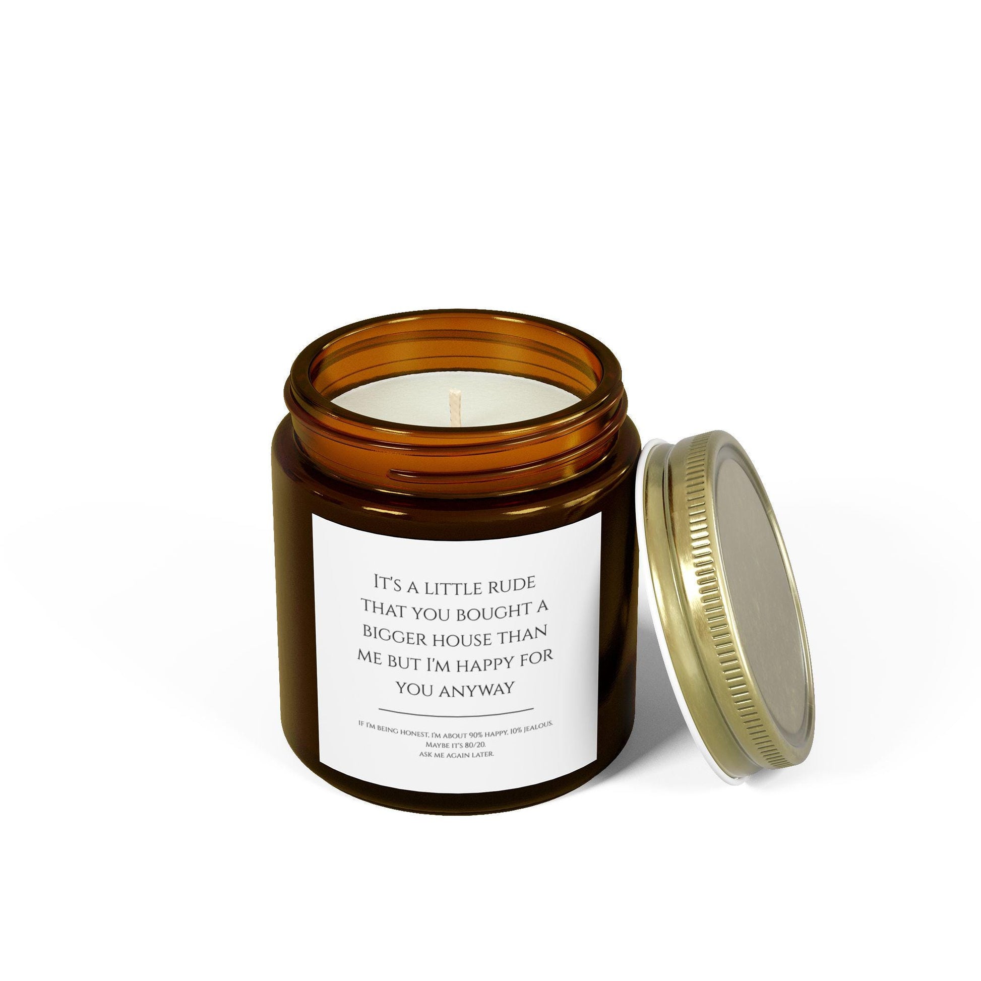 Housewarming Gift Candle, Coconut Apricot Scented Candles, Funny Housewarming Gift
