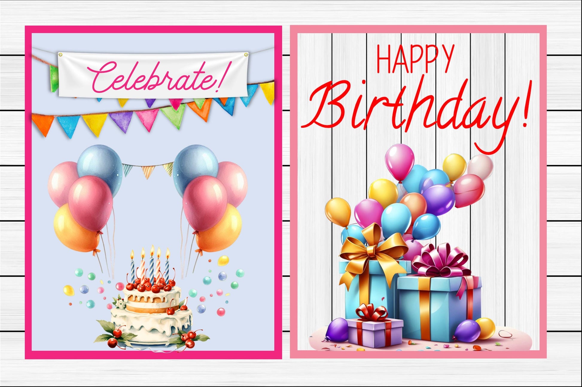 Birthday Card Assortment #5 - Set of 10 or 20, bulk birthday cards, birthday card set, birthday cards, birthday card bundle