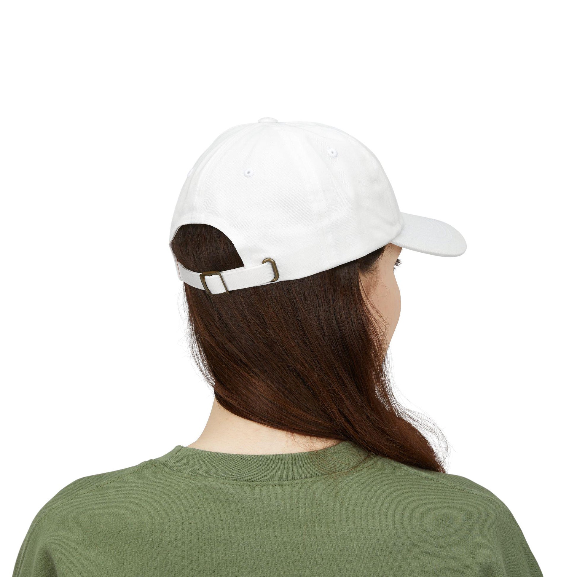 Hooked for Life Dad Cap - Perfect Fishing Gift, Casual Summer Accessory, Outdoor Fun Hat, Adjustable White Hat, Father's Day Cap