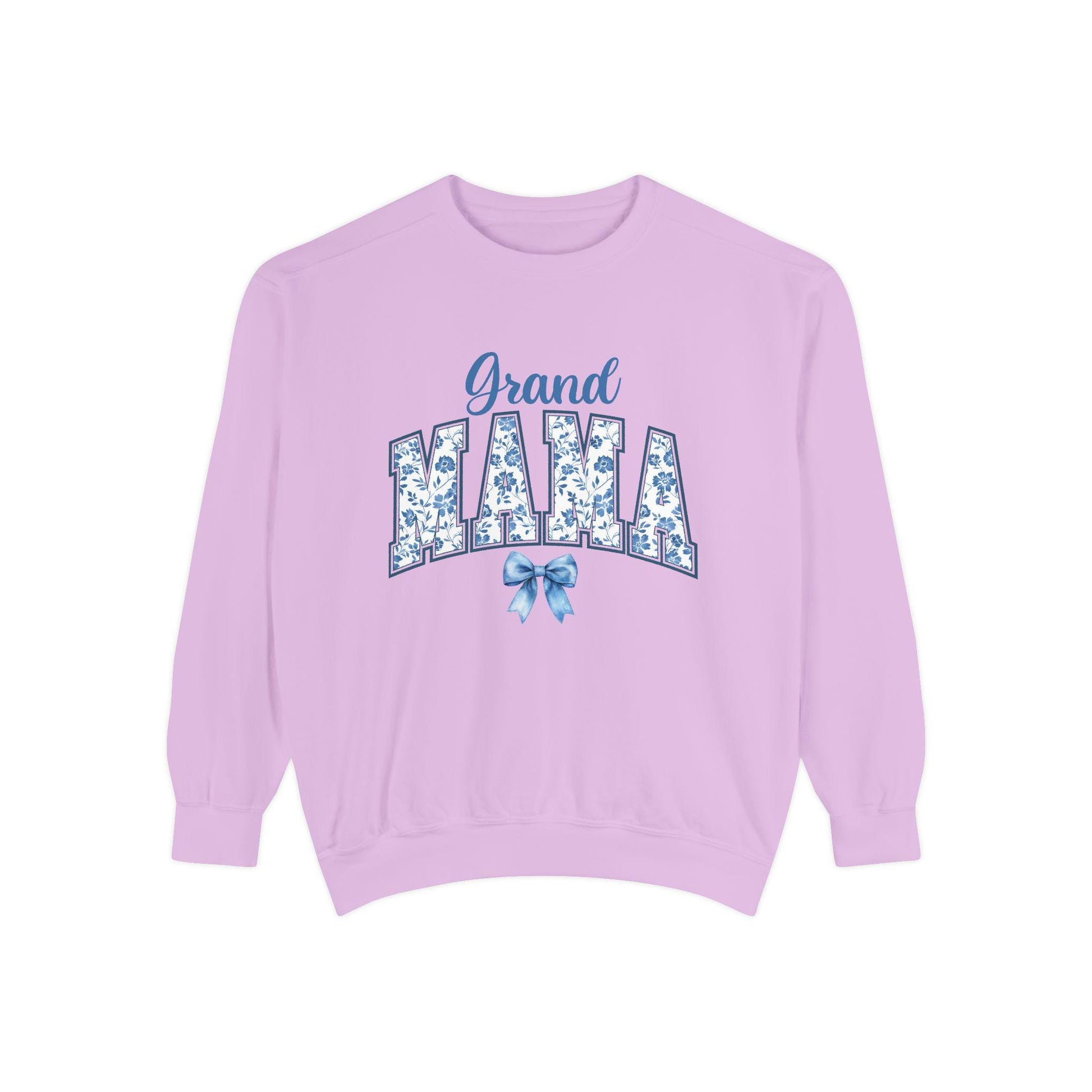 Floral Grand Mama Sweatshirt, Gift for Grandmother, Cozy Family Sweatshirt, Unique Grandma Apparel, Mother's Day Present