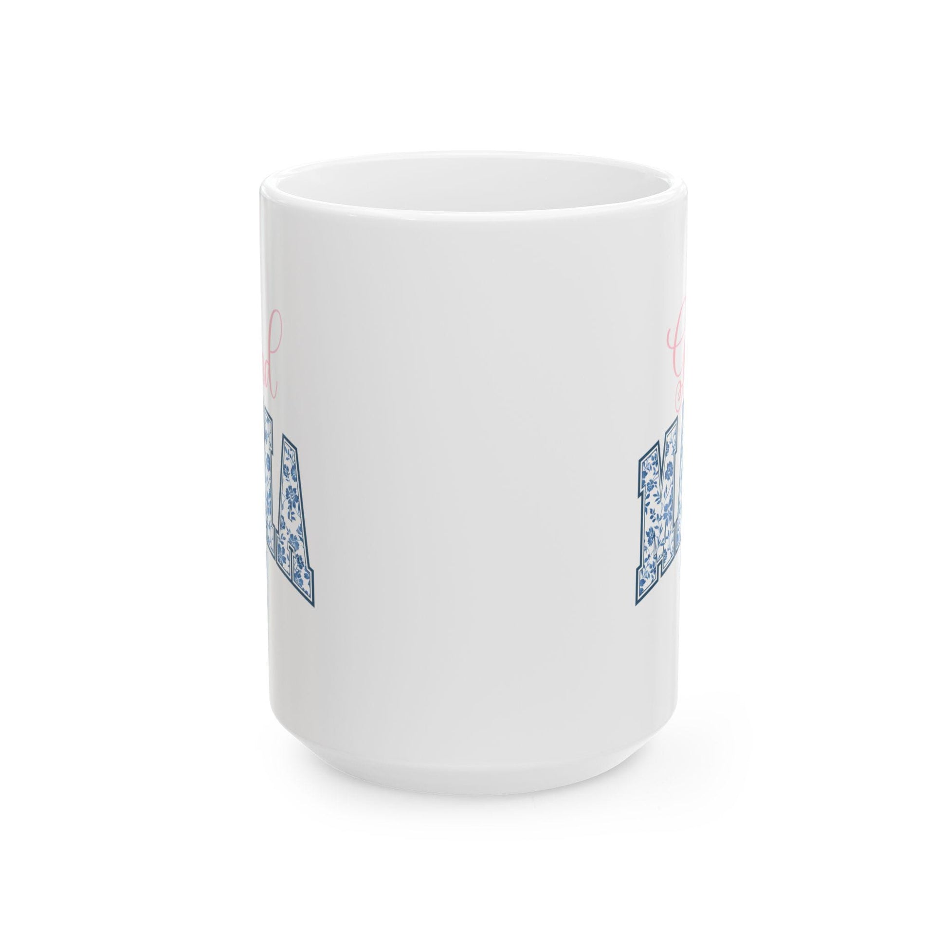 Grand Mama Ceramic Mug, Mother's Day Gift, Chinoiserie Coquette Theme