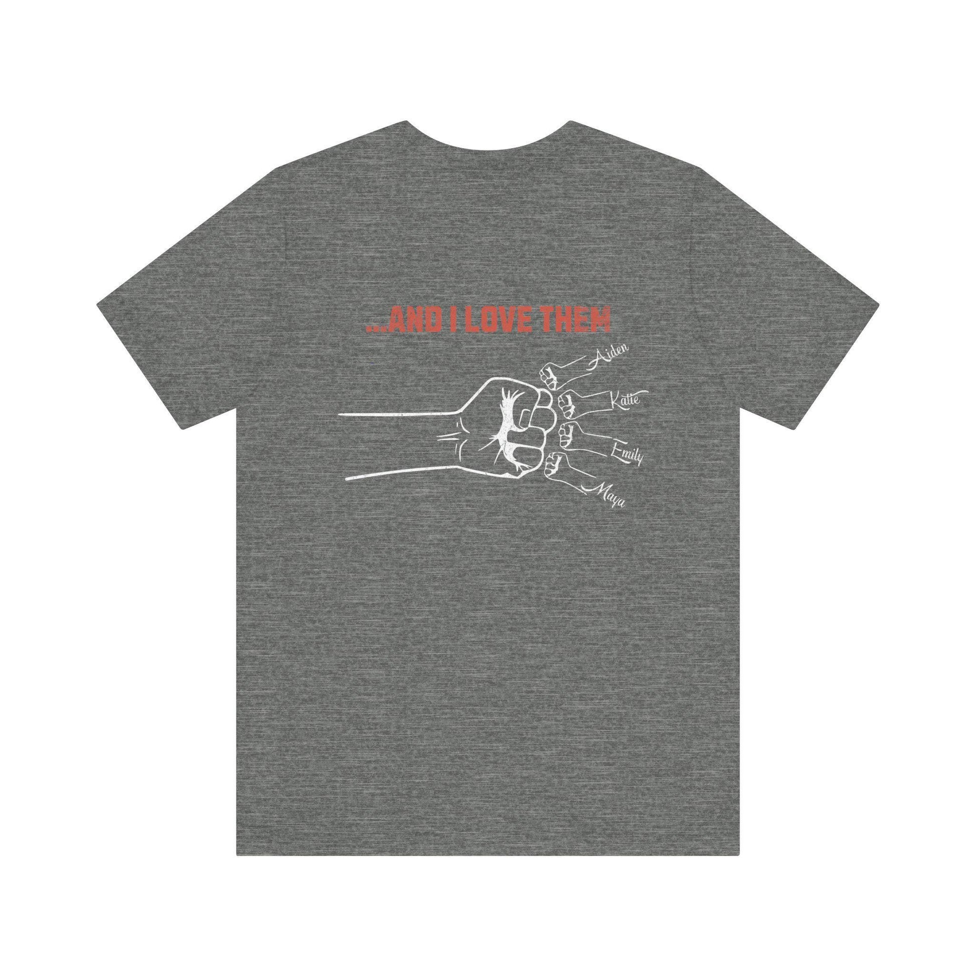Funny Dad Tee: "You Can't Scare Me. I Have 4 Children" - Perfect Gift for Dads, Father's Day