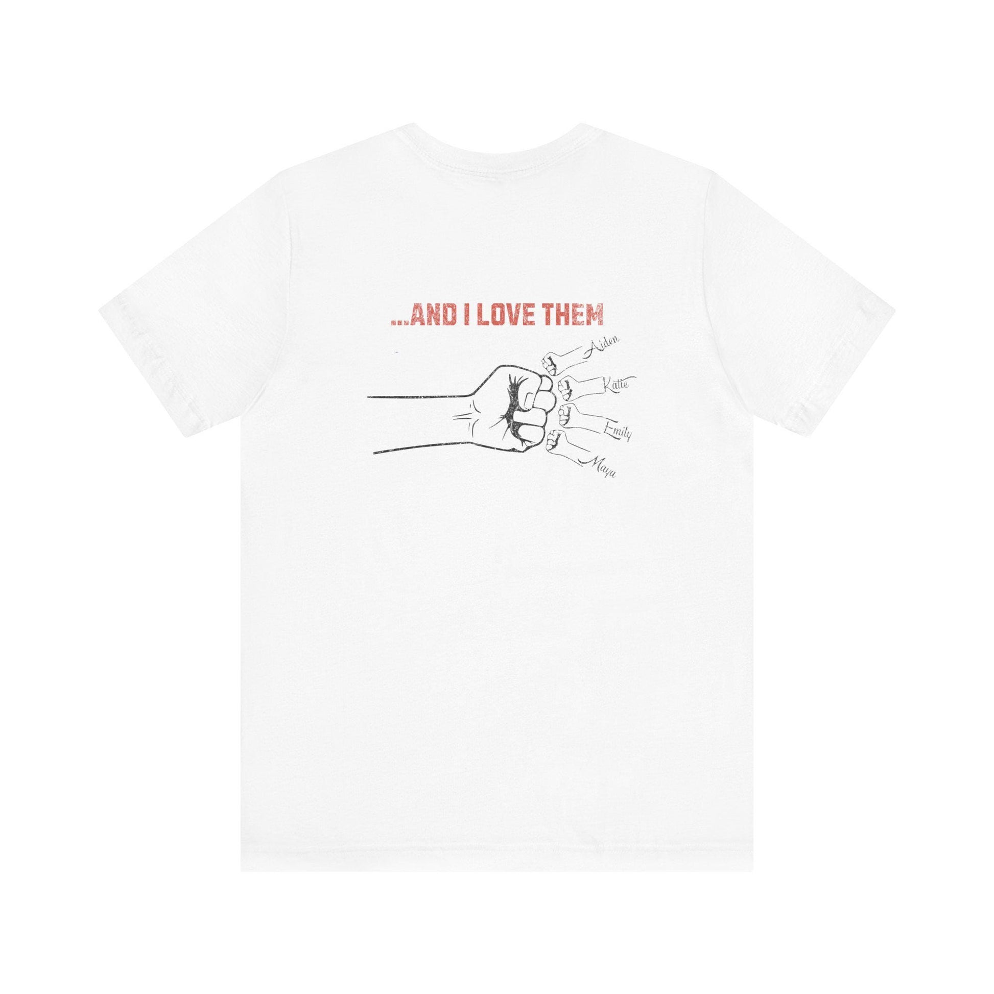Funny Dad Tee: "You Can't Scare Me. I Have 4 Children" - Perfect Gift for Dads, Father's Day