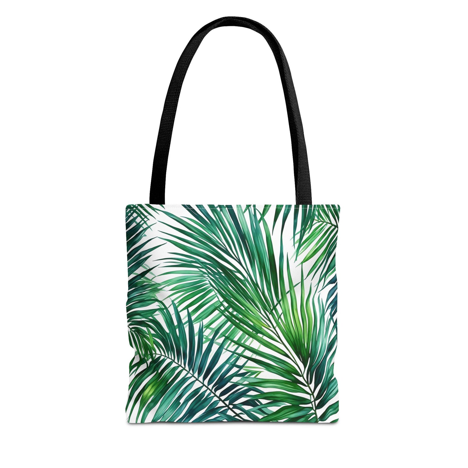 Tropical Palm Leaf Tote Bag, Eco-Friendly Shopping Bag, Summer Beach Tote, Stylish Grocery Bag, Gift for Plant Lovers