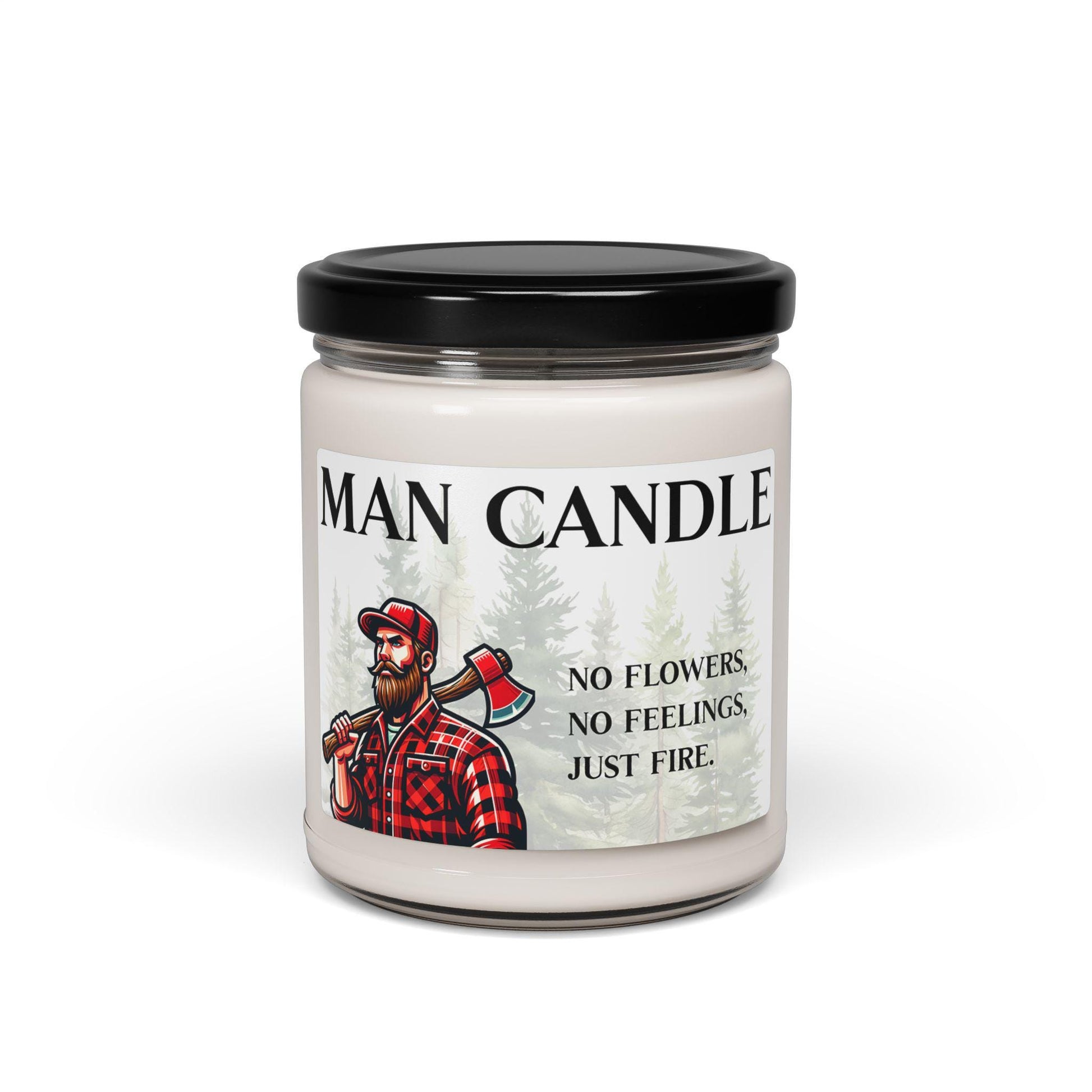 Man Candle! Scented Soy Candle, Ideal for Gifts, Home Decor, Relaxation, Father's Day, or Birthday Celebrations