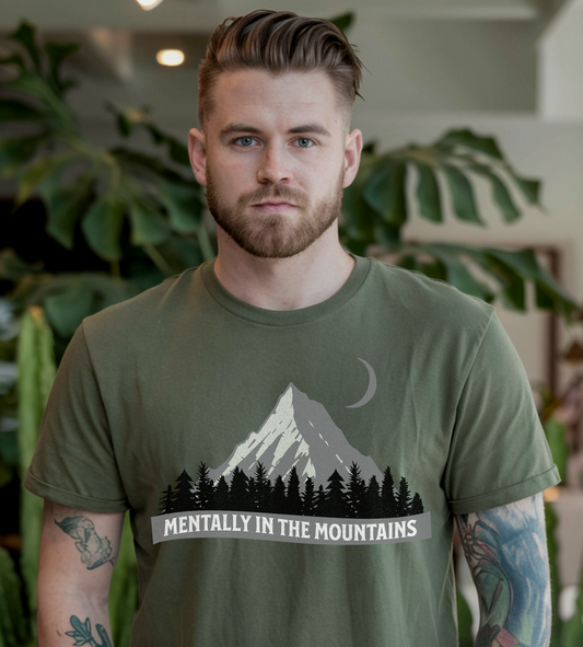 Mentally in the Mountains Tee | Outdoor Lover T-Shirt