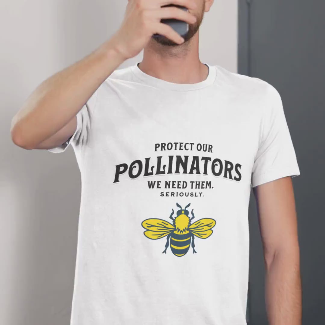 Protect our pollinators T-Shirt - Nature Conservation Shirt - Earth Day Apparel
